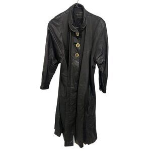 Long Black Leather Jacket